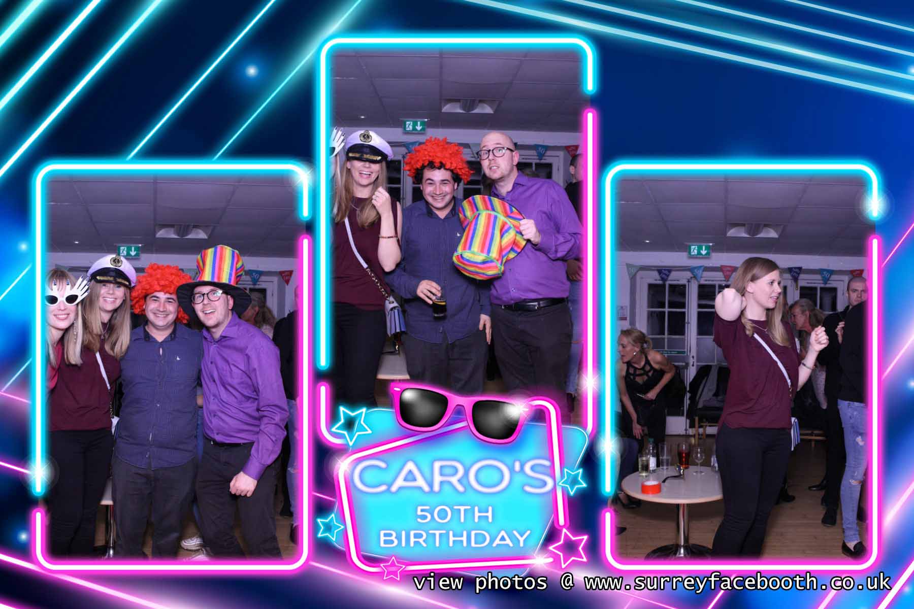 Caroline's 50th Birthday | View more photos from the event at galleries.surreyfacebooth.co.uk/u/Surrey-FaceBooth/Carolines-50th-Birthday